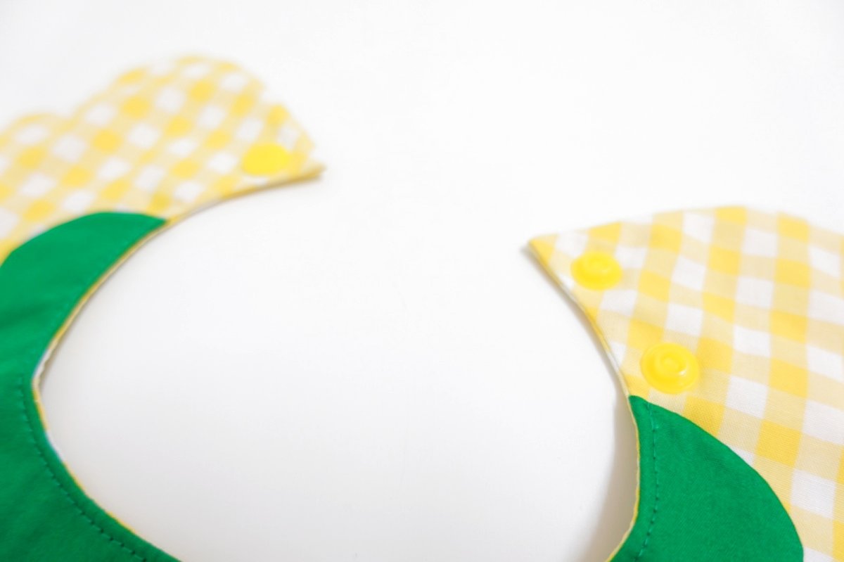 画像3: パイナップル/猫のスタイ首輪/ダブル衿【ロングタイプ】 (3)