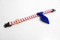 画像7:  Candyシリーズ・レッドボーダー×無地・ネクタイ/2色展開 (7)