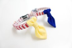 画像5:  Candyシリーズ・レッドボーダー×無地・ネクタイ/2色展開 (5)