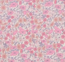 画像3: エアリー首輪・LIBERTY Fabrics・リバティ・ファブリックス猫首輪（Poppy＆Daisy ）ポピー＆デイジー リバティ/ピンク (3)