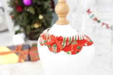 画像2: クリスマスキャロル/猫のスタイ首輪/ダブル衿【ショートタイプ】 (2)