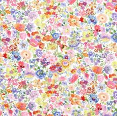 画像7: エアリーシュシュ・LIBERTYファブリック・シュシュ猫首輪・猫首輪（Ｃlassic garden /クラシックガーデン） (7)
