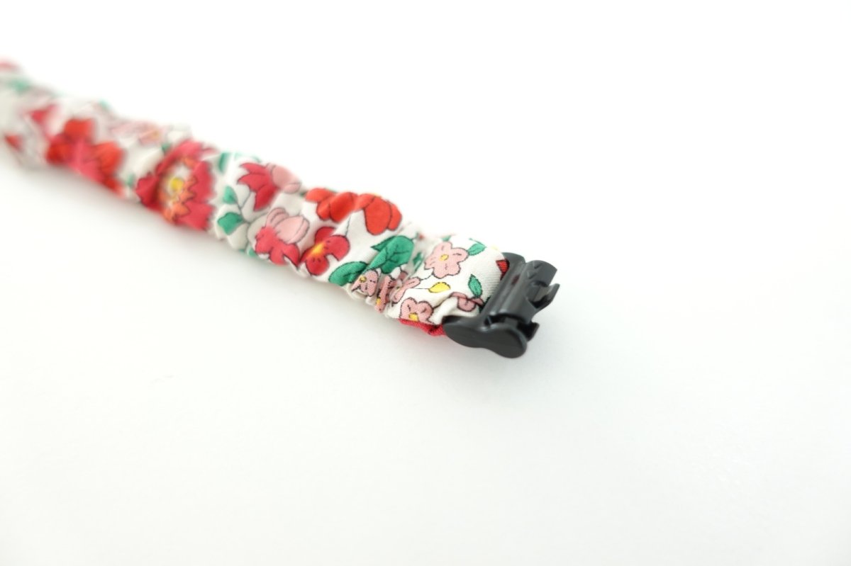 画像3: エアリーシュシュ・LIBERTYファブリック・シュシュ猫首輪・猫首輪(D'Anjo /ダンジョ) (3)