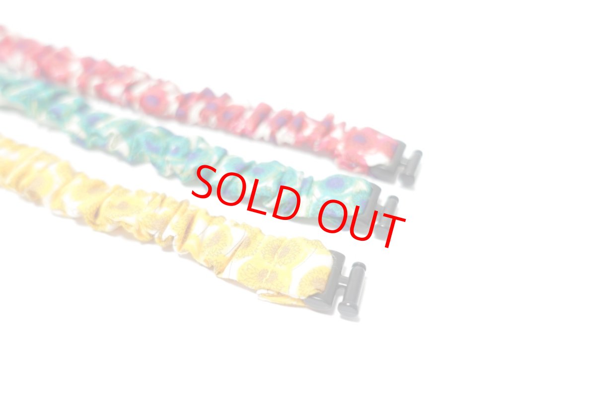 画像3: エアリーシュシュ・LIBERTYファブリック・シュシュ猫首輪・猫首輪（Xanthe Sunbeam ザンジー・サンビーム）イエロー (3)