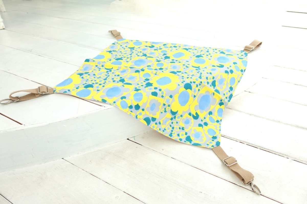 画像14: 猫ハンモック /リバーシブル&オールシーズン対応!洗えるニャンモック (14)