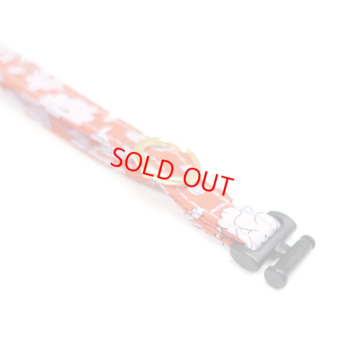 画像2: エアリー首輪・LIBERTY Fabrics・リバティ・ファブリックス猫首輪（WD'Anjo Sky /ダンジョ・スカイ） (2)