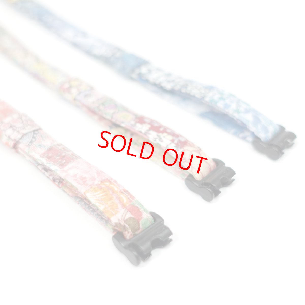 画像5: エアリー首輪・LIBERTY Fabrics・リバティ・ファブリックス猫首輪・Archive patchwork （アーカイブパッチワーク）ブルー (5)