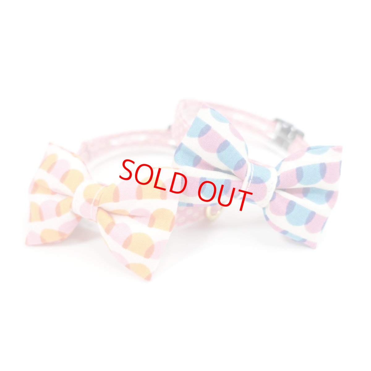 画像4: おめかし猫のおさんぽコレクション/Eタイプ/リボン猫首輪 (4)