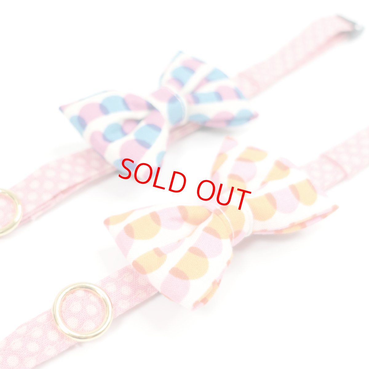 画像3: おめかし猫のおさんぽコレクション/Eタイプ/リボン猫首輪 (3)