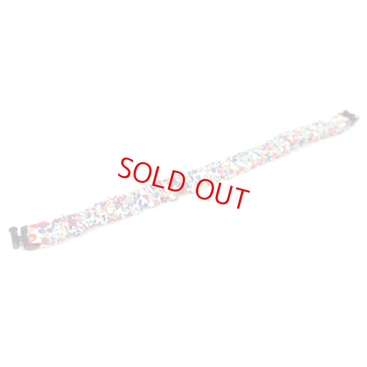 画像3: エアリーシュシュ・LIBERTYファブリック・シュシュ猫首輪・猫首輪（Wiltshire Bud /ウィルトシャーバド） (3)