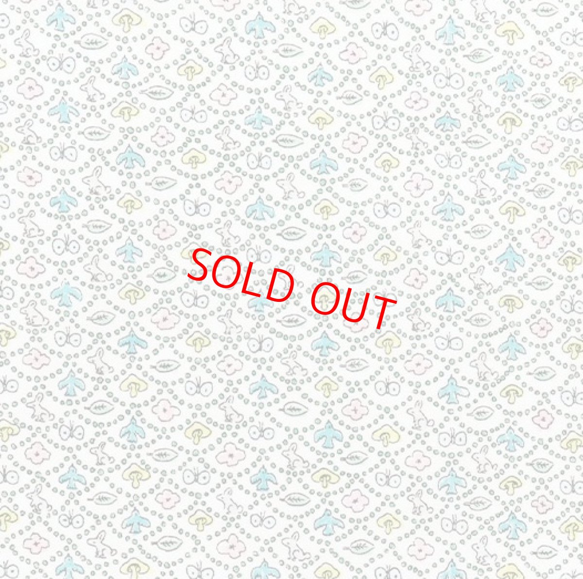 画像4: エアリーシュシュ「ミナペルホネンとLIBERTYが紡ぐファブリック」シュシュ猫首輪・猫首輪（Forest Wave /フォレスト・ウェーブ ）ブルー (4)