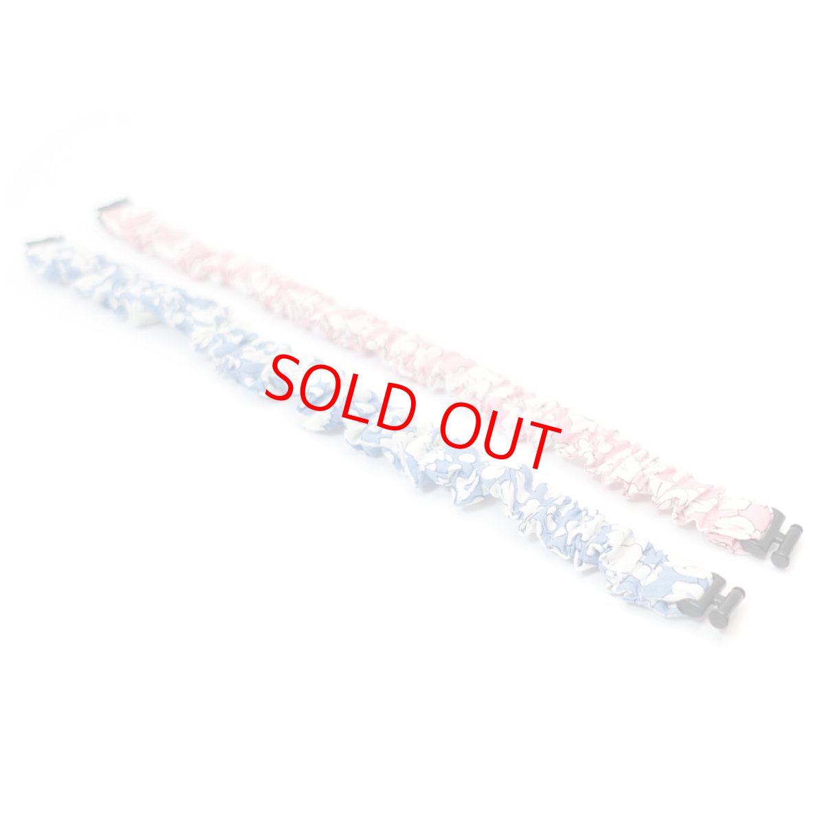 画像5: エアリーシュシュ・LIBERTYファブリック・シュシュ猫首輪・猫首輪（Betsy Boo/ベッツィブー）ブルー (5)