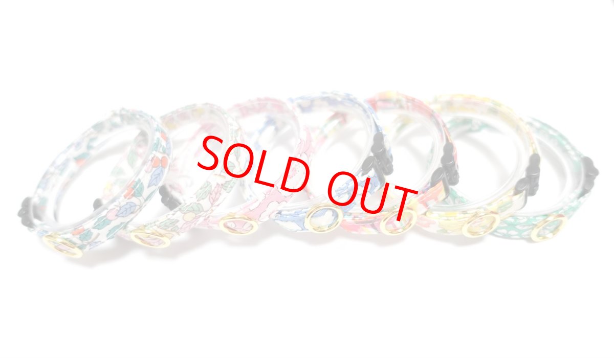 画像4: エアリー首輪・LIBERTY Fabrics・リバティ・ファブリックス猫首輪・（ZACHARY/ザッカリー）カラフル (4)