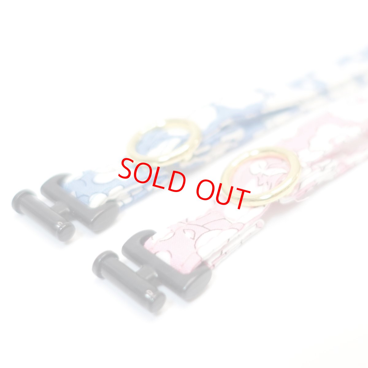 画像2: 子猫用首輪・エアリー首輪・LIBERTY Fabrics・リバティ・ファブリックス猫首輪・（Betsy Boo/ベッツィブー）ブルー (2)