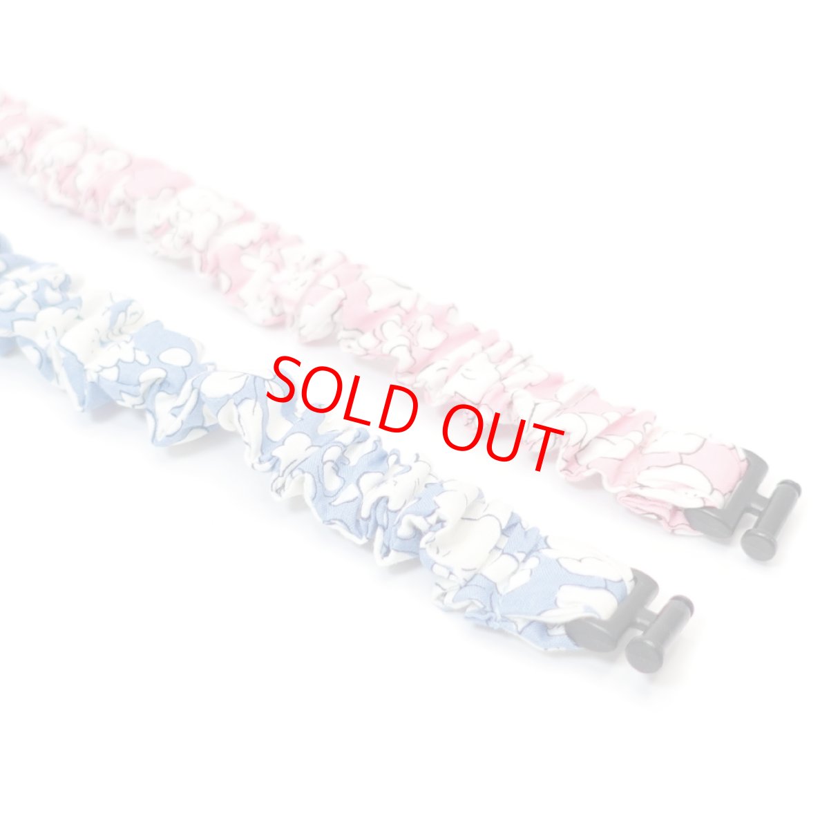 画像4: エアリーシュシュ・LIBERTYファブリック・シュシュ猫首輪・猫首輪（Betsy Boo/ベッツィブー）ブルー (4)