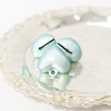 画像1: ミラクルハート鈴（ブルー）16.5mm (1)