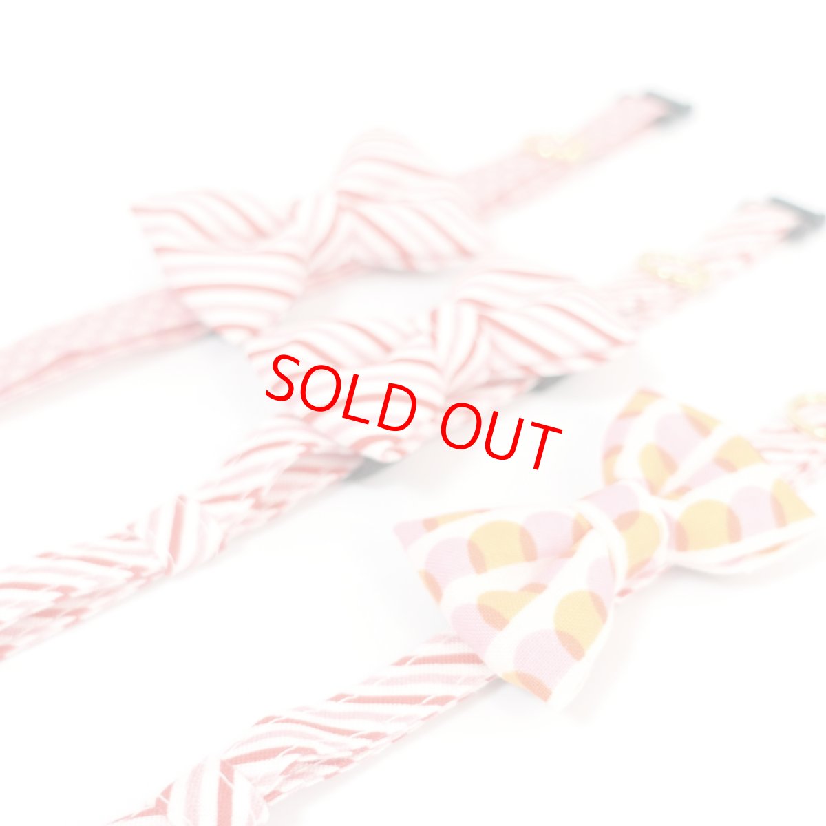 画像3: おめかし猫のおさんぽコレクション/Jタイプ/リボン猫首輪 (3)