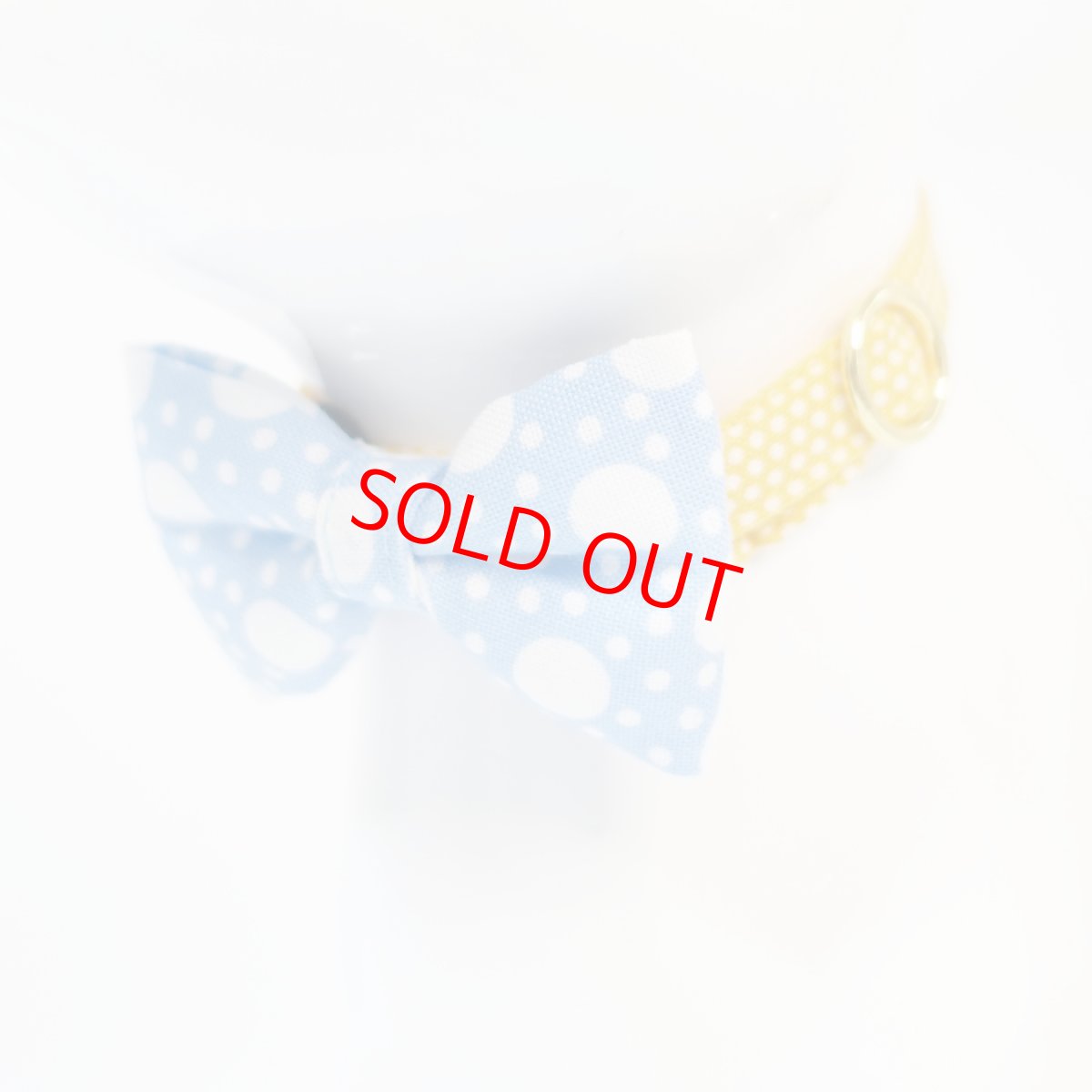 画像2: きらめく夏色ソーダコレクション/リボン猫首輪/レモン×ブルーハワイ (2)