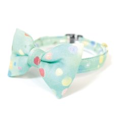 画像1: きらめく夏色ソーダコレクション/リボン猫首輪/クリームソーダ― (1)