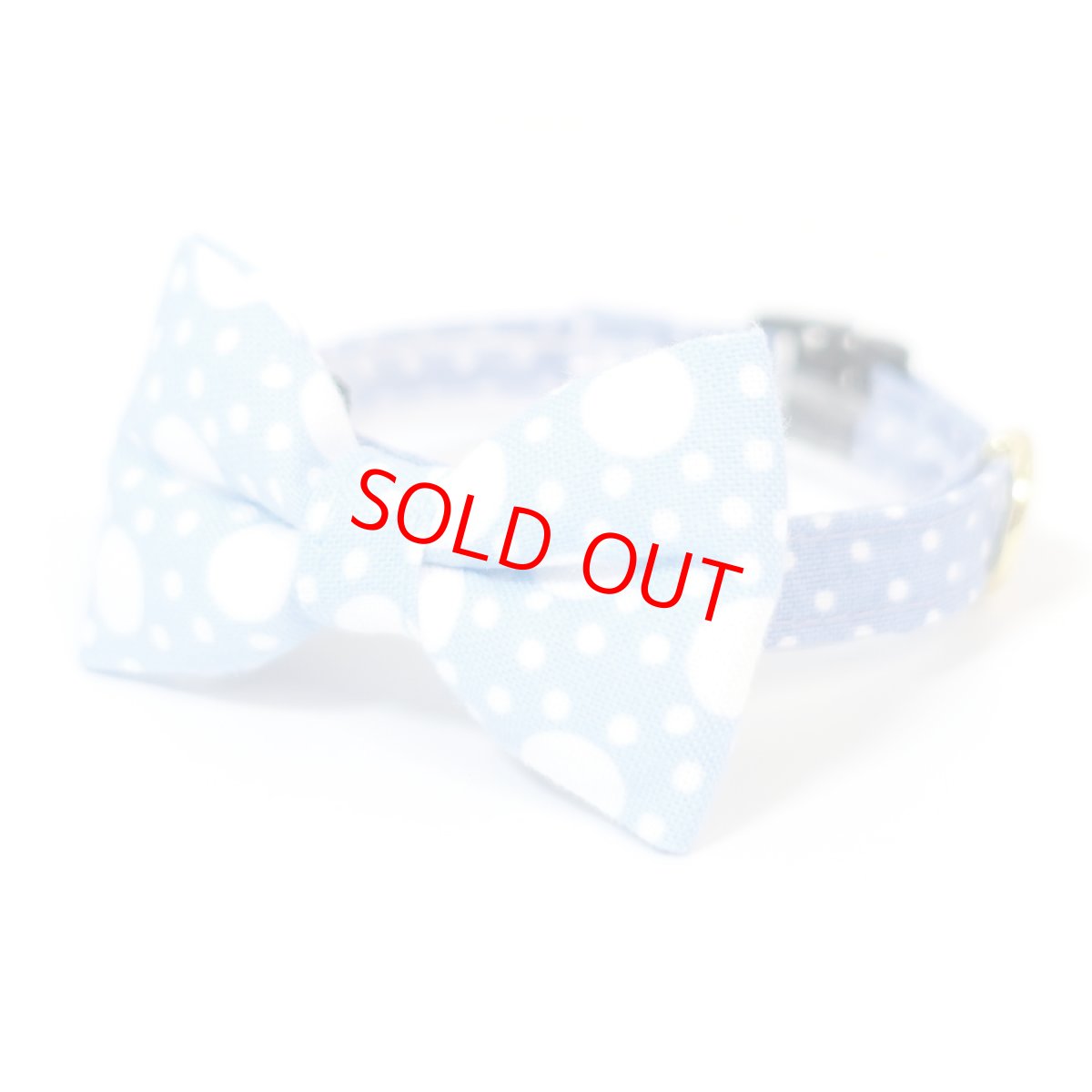 画像1: きらめく夏色ソーダコレクション/リボン猫首輪/ブルーハワイ (1)