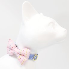 画像2: きらめく夏色ソーダコレクション/リボン猫首輪/ブルーハワイ×ストロベリー (2)
