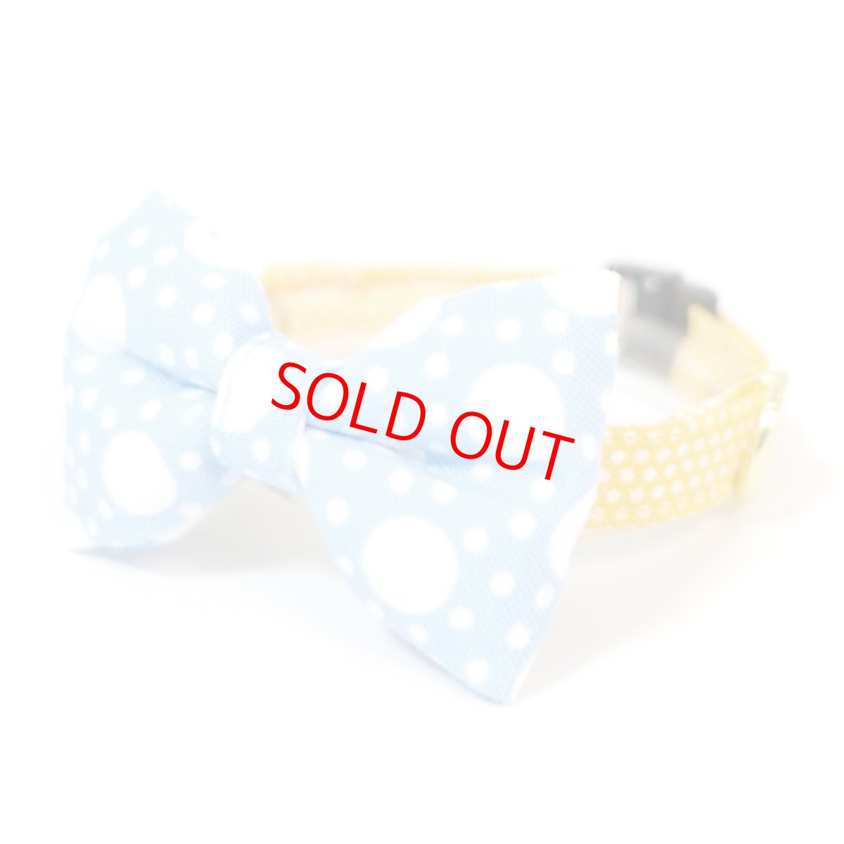 画像1: きらめく夏色ソーダコレクション/リボン猫首輪/レモン×ブルーハワイ (1)