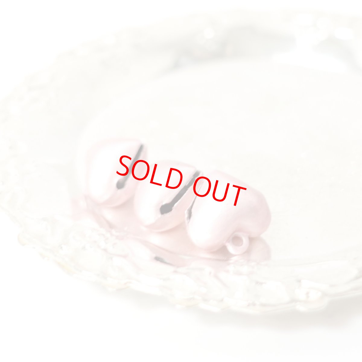 画像2: チャオズ君・テンテン君別注商品・リボン・シュシュ猫首輪/セーフティーバックル付き/NATSUBI・デザイナーズファブリック（ピンク＆イエロー）ハート鈴２個 (2)