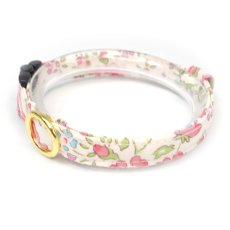 画像1: エアリー首輪・LIBERTY Fabrics・リバティ・ファブリックス猫首輪（リバティプリント フェリシテ） (1)