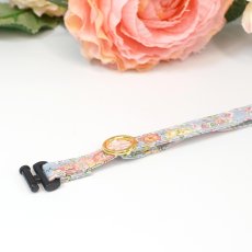 画像8: エアリー首輪・LIBERTY Fabrics・リバティ・ファブリックス猫首輪（リバティプリント テイタム）ブルー系 (8)