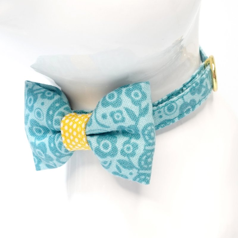 画像3: 森のティーパーティーコレクションL柄・リボン猫首輪