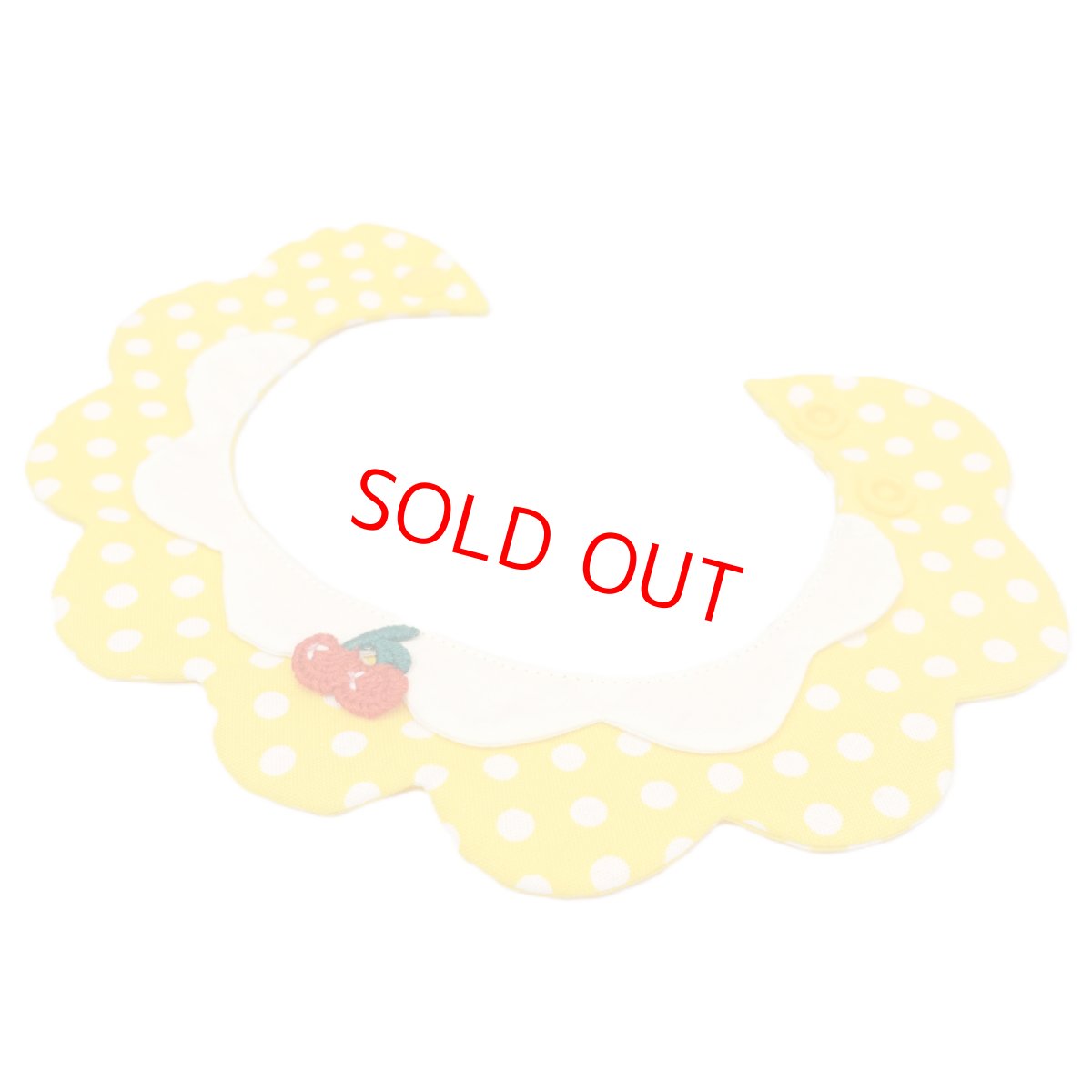 画像2: レモンクリームソーダ/猫のスタイ首輪/ダブル衿【ショートタイプ】 (2)