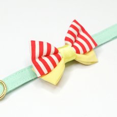 画像17: IRODORI・猫首輪・シンプル猫首輪/ミントグリーン無地（リボン等の飾りパーツは別売りです） (17)