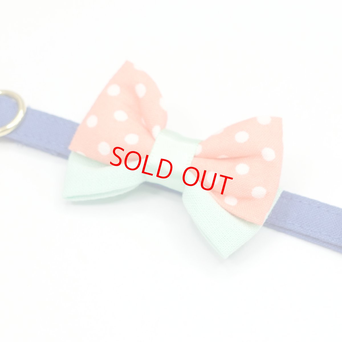 画像6: IRODORI・リボン/セレクトパーツ/オレンジドット（首輪は別売りです） (6)