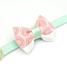 画像8: IRODORI・猫首輪・シンプル猫首輪/ミントグリーン無地（リボン等の飾りパーツは別売りです） (8)