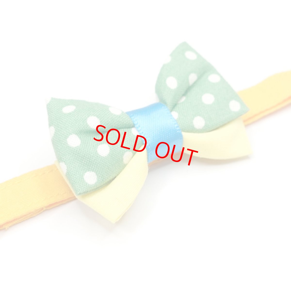 画像9: IRODORI・リボン/セレクトパーツ/グリーンドット（首輪は別売りです） (9)