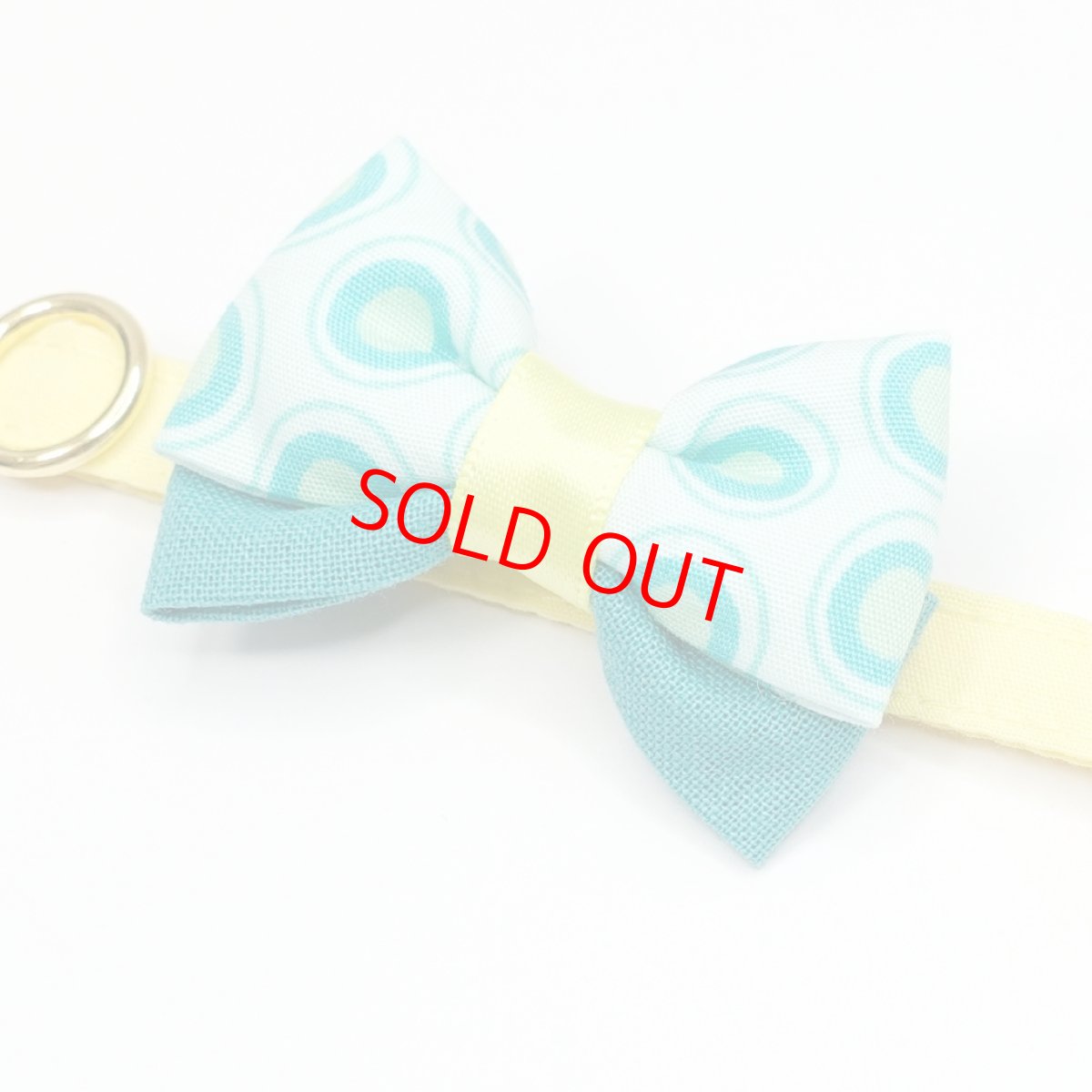 画像8: IRODORI・猫首輪・シンプル猫首輪/イエロー無地（リボン等の飾りパーツは別売りです） (8)