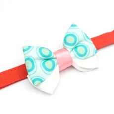 画像9: IRODORI・猫首輪・シンプル猫首輪/レッド無地（リボン等の飾りパーツは別売りです） (9)