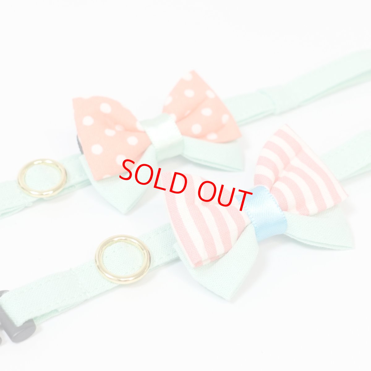 画像11: IRODORI・リボン/セレクトパーツ/オレンジドット（首輪は別売りです） (11)