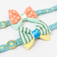 画像12: IRODORI・リボン/セレクトパーツ/オレンジドット（首輪は別売りです） (12)