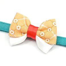 画像4: IRODORI・猫首輪・シンプル猫首輪/ブルーグリーン無地（リボン等の飾りパーツは別売りです） (4)