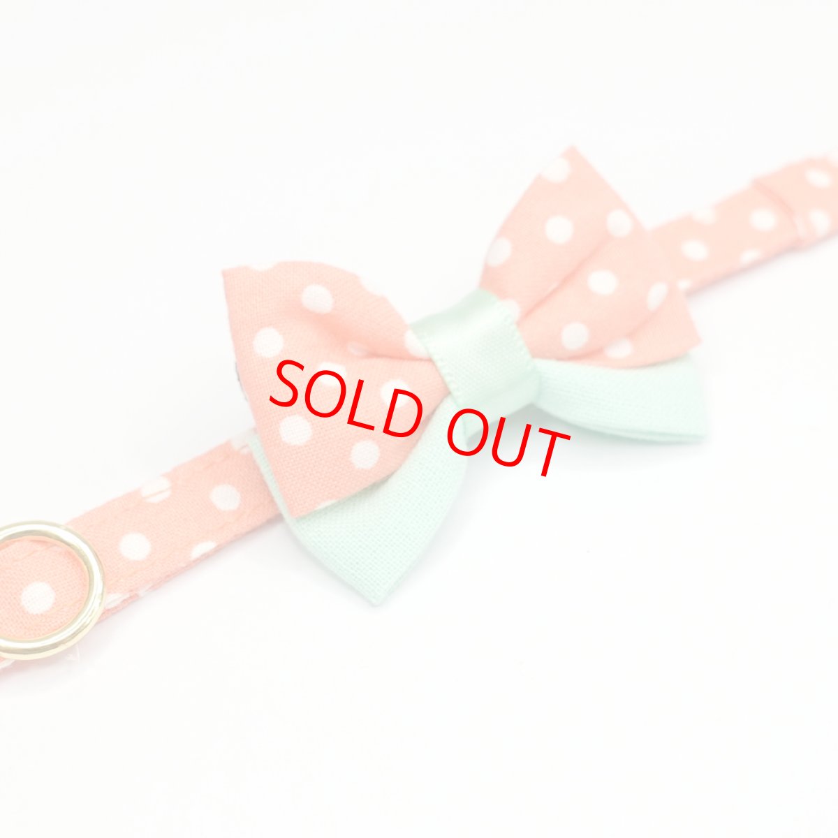 画像3: IRODORI・リボン/セレクトパーツ/オレンジドット（首輪は別売りです） (3)