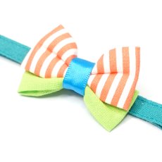 画像14: IRODORI・猫首輪・シンプル猫首輪/ブルーグリーン無地（リボン等の飾りパーツは別売りです） (14)