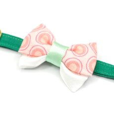 画像8: IRODORI・猫首輪・シンプル猫首輪/グリーン無地（リボン等の飾りパーツは別売りです） (8)