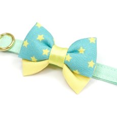 画像5: IRODORI・猫首輪・シンプル猫首輪/ミントグリーン無地（リボン等の飾りパーツは別売りです） (5)