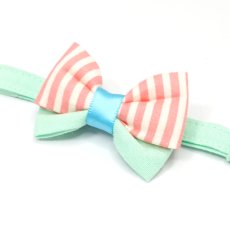 画像15: IRODORI・猫首輪・シンプル猫首輪/ミントグリーン無地（リボン等の飾りパーツは別売りです） (15)