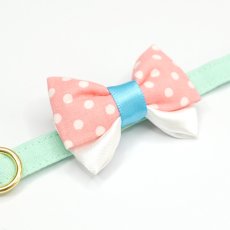 画像11: IRODORI・猫首輪・シンプル猫首輪/ミントグリーン無地（リボン等の飾りパーツは別売りです） (11)