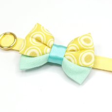 画像7: IRODORI・猫首輪・シンプル猫首輪/イエロー無地（リボン等の飾りパーツは別売りです） (7)