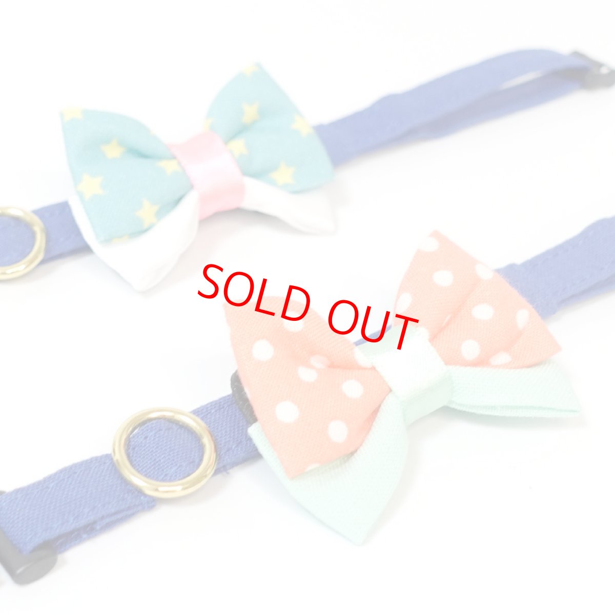 画像9: IRODORI・リボン/セレクトパーツ/オレンジドット（首輪は別売りです） (9)