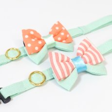 画像19: IRODORI・猫首輪・シンプル猫首輪/ミントグリーン無地（リボン等の飾りパーツは別売りです） (19)