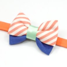 画像4: IRODORI・猫首輪・シンプル猫首輪/オレンジ無地（リボン等の飾りパーツは別売りです） (4)